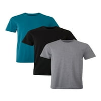 Хейнс оригинали Мъжки тениски пакет, влагоустойчив разтегателен Памук, 3-Пакет
