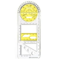 Многофункционален геометричен владетел Геометричен шаблон за измерване на инструмент за измерване на инструмент Геометричен владетел