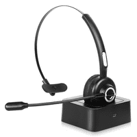 Удобни Bluetooth слушалки, UX безжични слушалки с микрофон, безжични слушалки за мобилен телефон с функция за загряване на микрофон