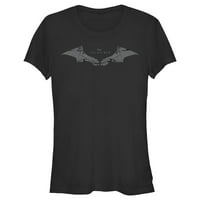 Junior's The Batman Batarang Logo Graphic Tee Black голям