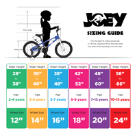 Джоуи 3. Ергономичен детски велосипед, за момчета или момичета, възраст 3-6, височина, в зелено