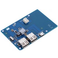 Dual USB изход Lipo Battery Expansion Board Board Board Board за Rasperry Pi Computer с единична дъска