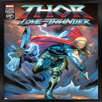 Marvel Thor: Love and Thunder - Thor Comic Wall Poster, 14.725 22.375 рамка