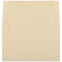 Хартия и плик а пликове, 1 2, Кафяв пергамент, в опаковка
