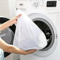 Практични големи измиващи се мрежи, издръжлива фина мрежеста чанта за пране с заключване на теглене за големи дрехи