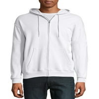 Hanes Men's and Big Men's EcoSmart Fleece Full Zip Hooded яке, до размер 3XL
