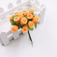 Farfi Bouquet Articific Flower Rose Heads Diy Craft Home Party сватбен декор