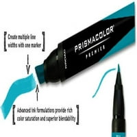 Prismacolor Premier® Art Marker, Chisel Fine, Black