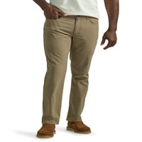 Ли® екстремно движение на мъжете редовен прав панталон с Фле колан