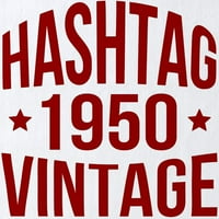 Cafepress - Hashtag Vintage - голяма плажна кърпа, мека 30 x60 кърпа с уникален дизайн