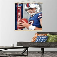 Buffalo Bills - Josh Allen Wall Poster с магнитна рамка, 22.375 34
