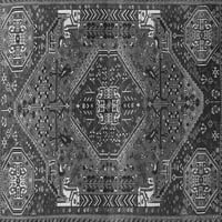 Ahgly Company Indoor Rectangle Персийски сиви традиционни килими, 7 '9'