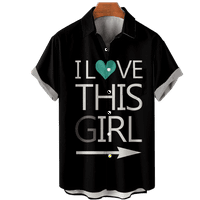 Мъже жени риза сърце Модел 3D Печат на улична риза, дете-150,04