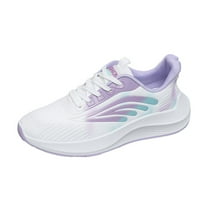 Kali_store slip on theakers жени жени дантела платформа маратонки удобни ежедневни модни маратонки за ходене обувки лилаво, 7.5