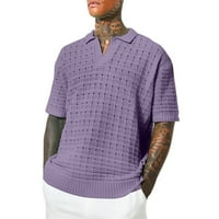 Мъжки тениски тениска с къси ръкави небрежна тениска за деконати
