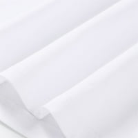 Риза за доброта Женски графични върхове на тройници Лятна ежедневна тениска с къс ръкав бяла x-голяма