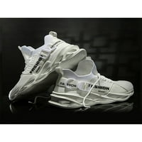 Zodanni Mens Athletic Running Shoe Sport Fashion Lace Up обувки за фитнес дишащо антиплъзгащо бяло 9