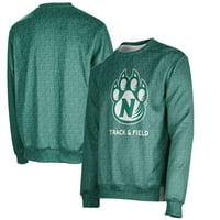 Мъжки зелени северозападни щата Мисури щата Bearcats Track & Field Drop Crewneck пуловер суичър