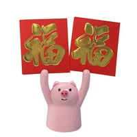 Поставете китайска Нова година червени пари плик Hongbao Red Packet Red Money Bag забавление