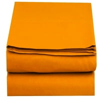 Комплект ТС Монтиран лист, Калифорния Кинг размер, жизнена оранжева