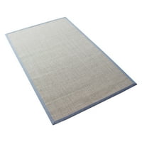 А1хк килим от естествени влакна килим без плъзгане късна подложка от сизал за вход, трапезария или Дневна бежова Границаразлични