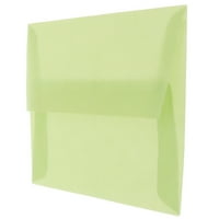 Хартия и плик 4bar полупрозрачни пликове, 1 8, листо зелено, 25 опаковки
