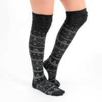 Дамски чорапи от микрофибър над коляното 3.5