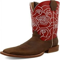 Twisted Women's 11 Tech Boot*, Ginger & Rose Red, B