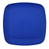Основни Елементи-Синя Квадратна Пластмасова Плоча
