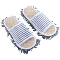 Чифт чехли от микрофибърни почистващи мопчиви чехли домакински чехли