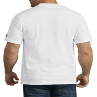 Истинска мъжка и голяма мъжка тениска с къс ръкав тежка категория